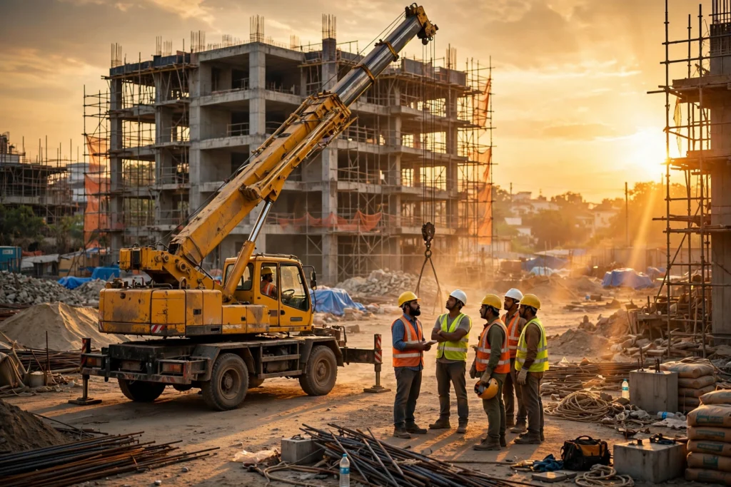 Farana Crane Rental Price in India 2026 — Per Hour, Day & Month Rates